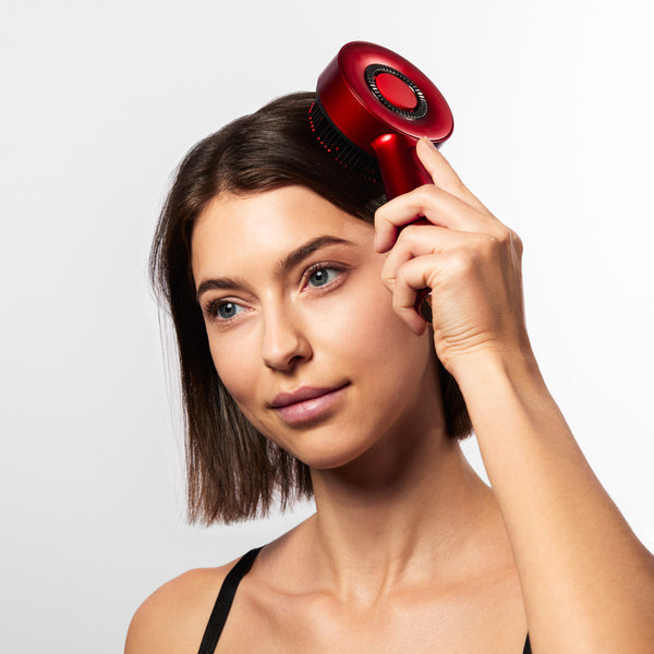 HaarVital - Innovative Haarbürste für gesundes Haar + Gratis Make-up-Bag